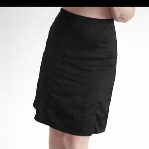 Classic Black Women's A-Line Skirt